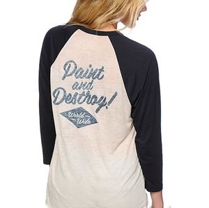 Obey Paint and Destroy baseball tee